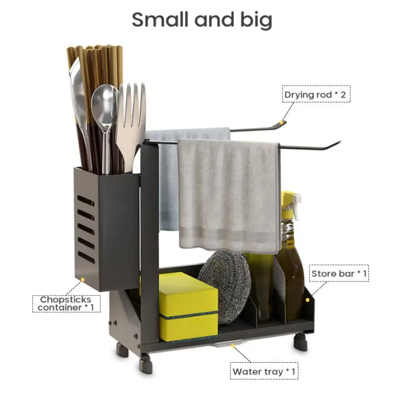 

1PC Stainless Steel Dish Cloth Drain Rack Clean Sponge Holder Rag Storage Rack Kitchen Shelf Towel Sponge Holder Storage Rack