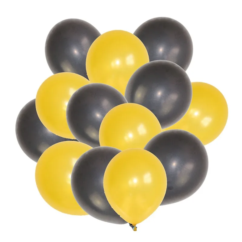 Золотые круглые прозрачные черные вечерние ные шары 12 дюймов 15 шт./30 шт.|Воздушные