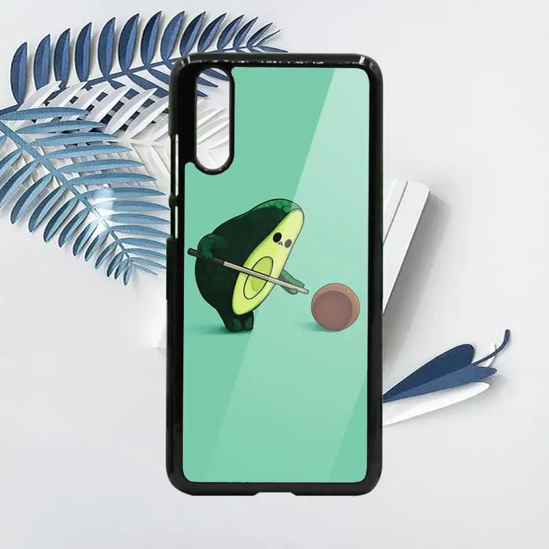 

avocado cute cartoon fruit Phone Cases PC For Samsung galaxy S note 8 9 20 10 e lite2019 plus pro ultra