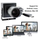 480P Мини 0.3mp VGA CMOS OV7725 Usb 2,0 CCTV безопасности веб-камера для ПК Камера Usb с 2,8-12 мм ручной зум-объектив с переменным фокусным расстоянием