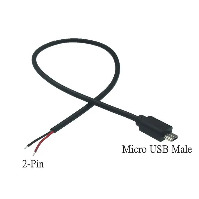 1 шт. Micro USB 2 0 A Разъем для Android интерфейс 4 Pin штекер гнездо Кабель питания передачи