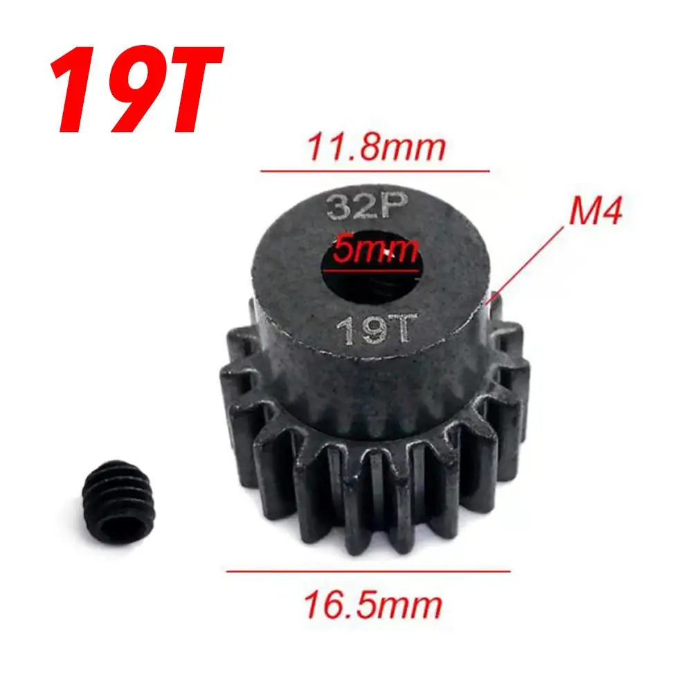 32P цилиндрическая Шестерня стальная металлическая шестерня 15T 17T 19T редукционная