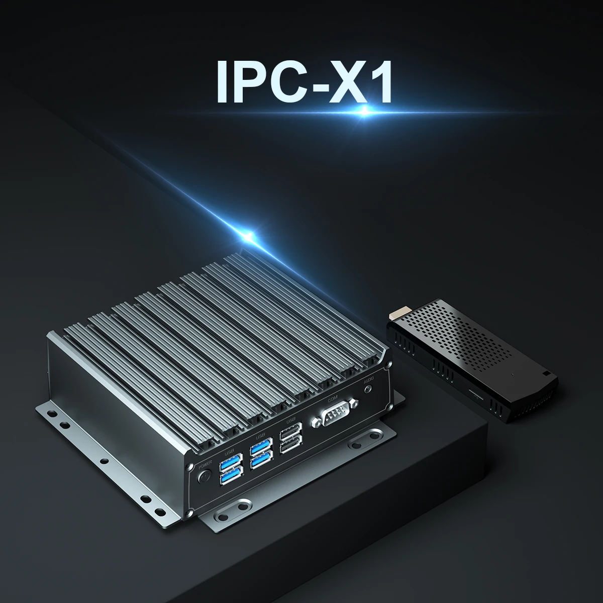 Безвентиляторный мини ПК Chatreey X1 core i5 i7 промышленный настольный компьютер тройной
