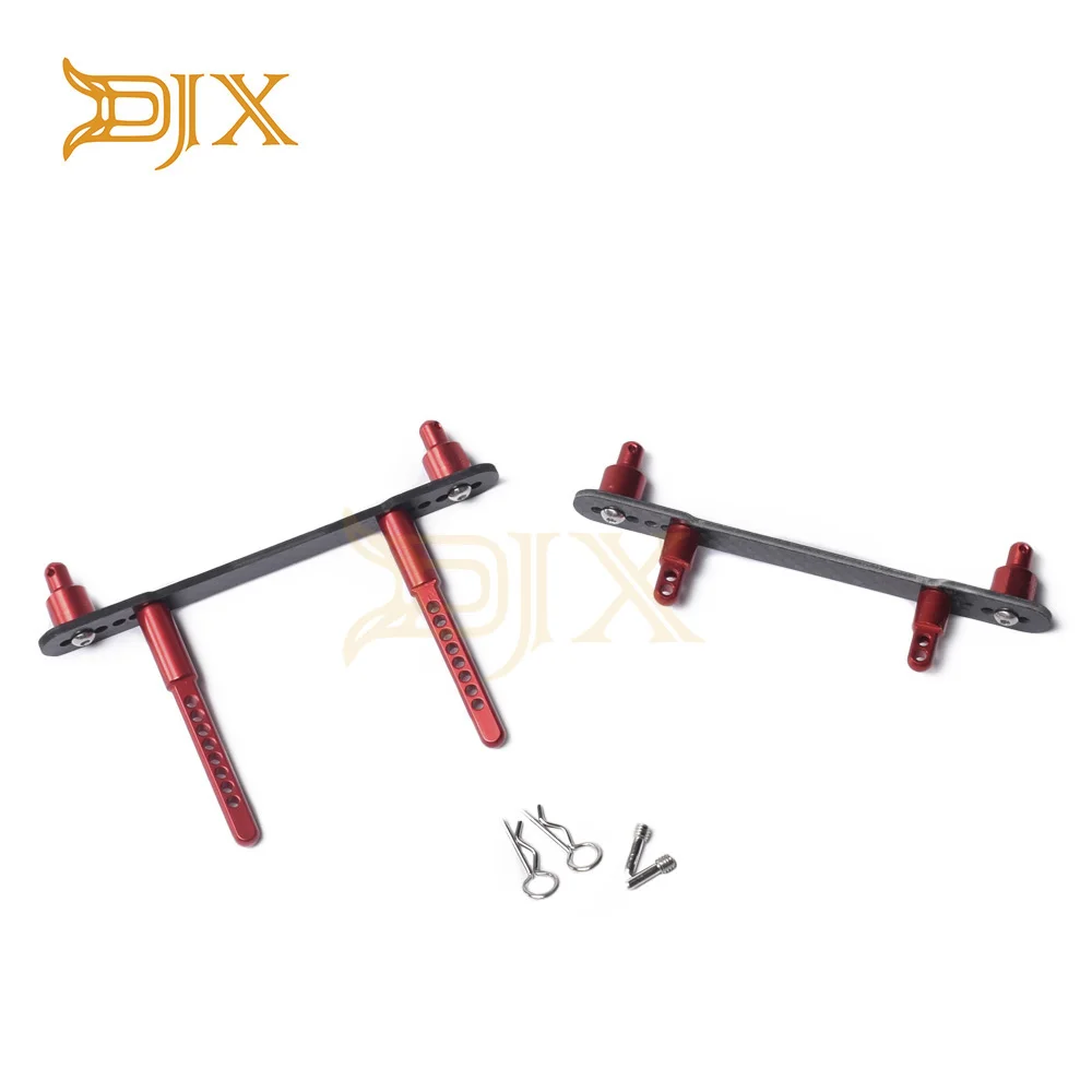 DJX углеродное волокно Передняя Задняя крышка автомобиля колонны для 1/10 RC