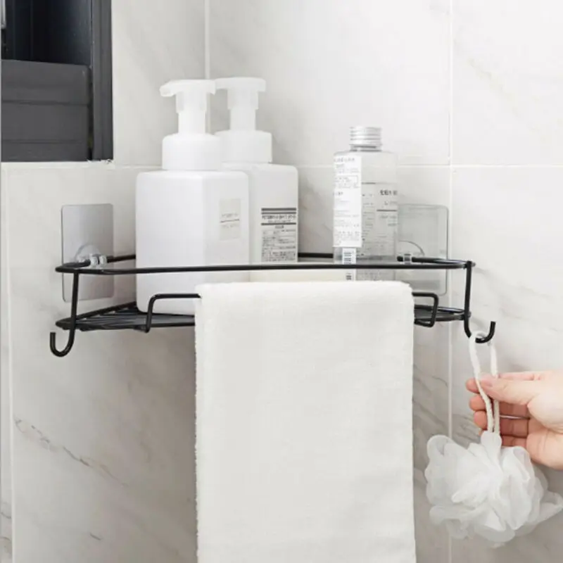 Хватайте Ванная комната угловая полка для кухни Треугольники настенный угловой