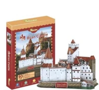 romania bran castle learning 3d paper diy jigsaw 3401 puzzle model educational toy kits children boy gift toy