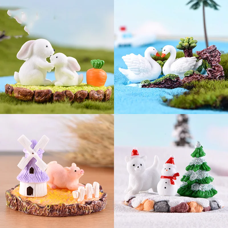 Чайник дом Миниатюрный Сказочный Сад Miniaturas микро пейзаж из мха Diy Террариум аксессуары фигурки для домашнего декора
