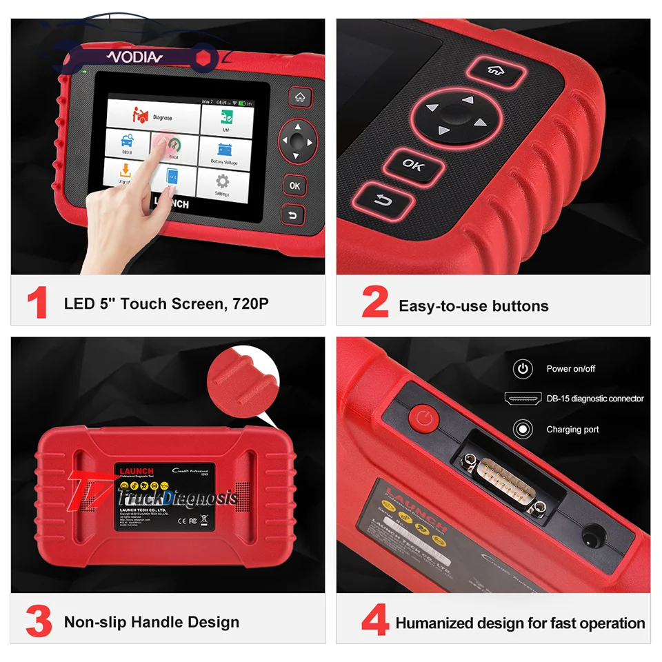 Диагностический инструмент Launch CRP129X OBD2 для сканера двигателя ABS SRS AT Oil SAS EPB TPMS |