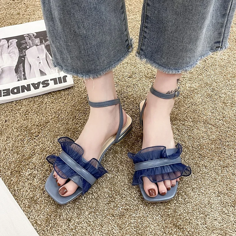 

Retro Woman Shoes Buckle Strap 2021 Sandals Summer Heels Espadrilles Platform Suit Female Beige Original Comfort New Gladiator G