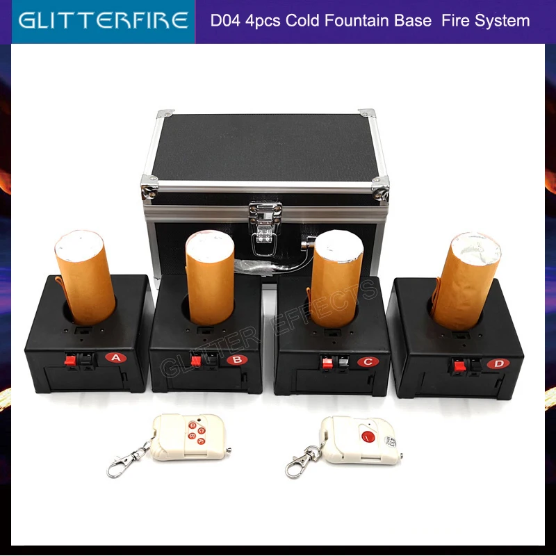 D04 этап беспроводной дистанционный пульт холодной фонтанный фейерверк базовая