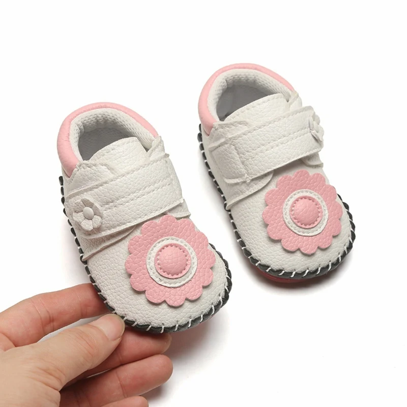 Zapatos para beb&eacute;s y ni&ntilde;os reci&eacute;n nacidos, calzado informal de suela suave y Lisa, antideslizante, para primeros pasos-3