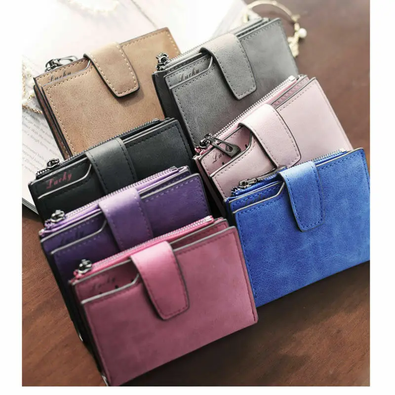 Женские бумажники кожаный кошелек на молнии женский клатч с держателем для карт