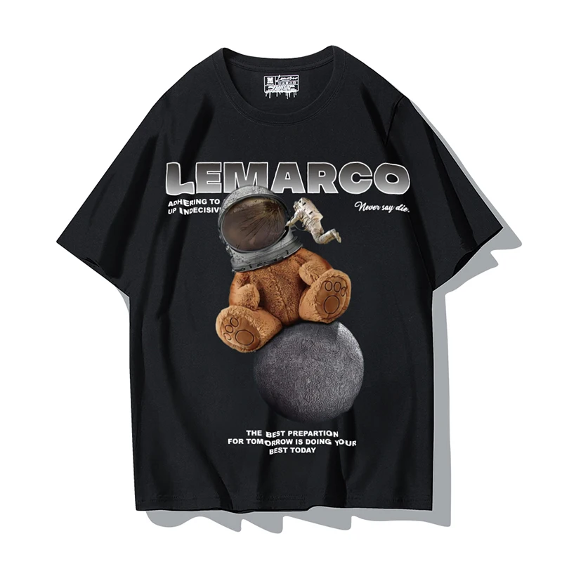 Футболка мужская оверсайз с круглым вырезом повседневная хлопковая рубашка