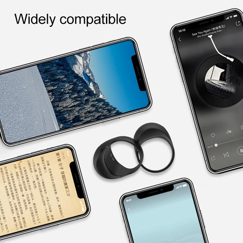 bluetooth 5 0 smart remote control wireless controller wearable finger ring for ios android phone tv box car mp3 free global shipping