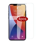 4 шт. закаленное стекло для iPhone 11 12 13 Pro X XR XS MAX защита экрана на iPhone 13 12 mini11 7 8 6s Plus SE защитное стекло