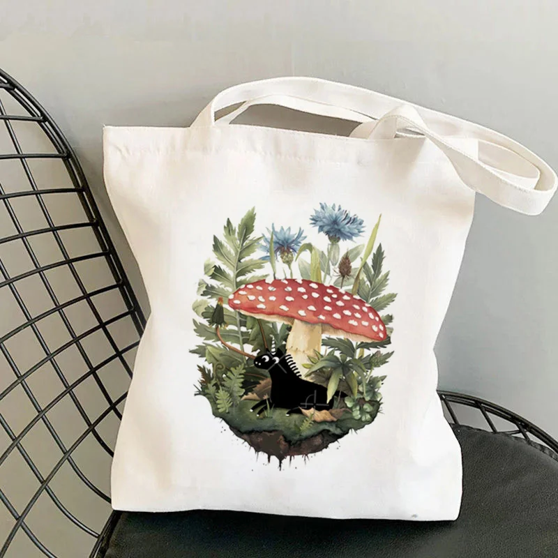 

2021 Shopper Tiny Unicorn Kawaii Bag Harajuku women Shopping Bag Canvas Shopper Bag girl handbag Tote Bag Shoulder Lady Bag