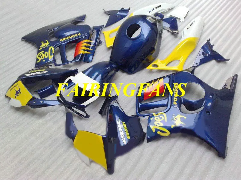 Мотоцикл обтекатель комплект для HONDA CBR600F3 97 98 CBR 600 F3 600F3 CBR600 1997 1998 синий желтый
