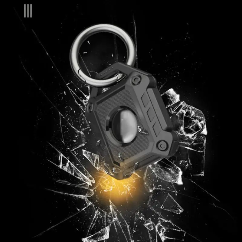 

For Apple AirTag Full-Body Shockproof Rugged Soft Silicone Protective Case Cover Anti-lost Device Keychain For Apple Airtag Case
