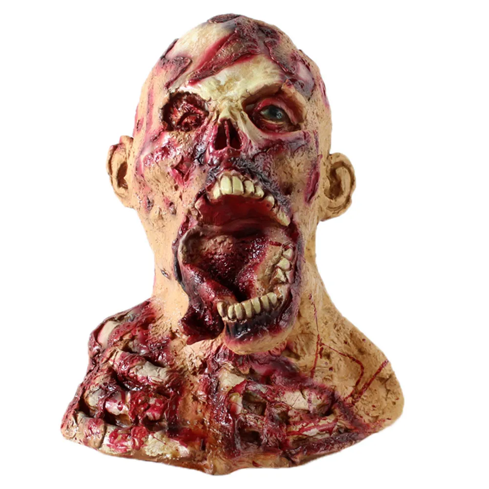 15 видов Хэллоуин ужасная маска призрака смешной страшный дьявол зомби одеваются