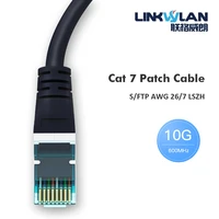 10g ethernet rj45 cat7 patch cord network cat 7 patch lead cable snagless shielded lszh 10m 15m 20m 25m 30