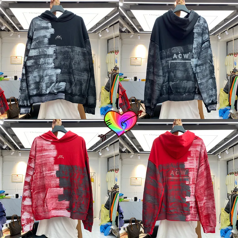 

Толстовка с надписью Tie-dye A COLD WALL * худи для мужчин и женщин 2021FW, Высококачественная толстовка с надписью «холодная стена», худи с надписью «х...