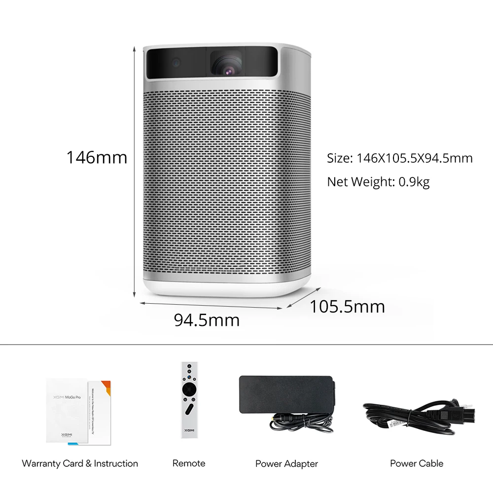 XGIMI Mogo Pro 1080P Мини проектор DLP Портативный проектор.встроенный аккумулятор 10400 мАч