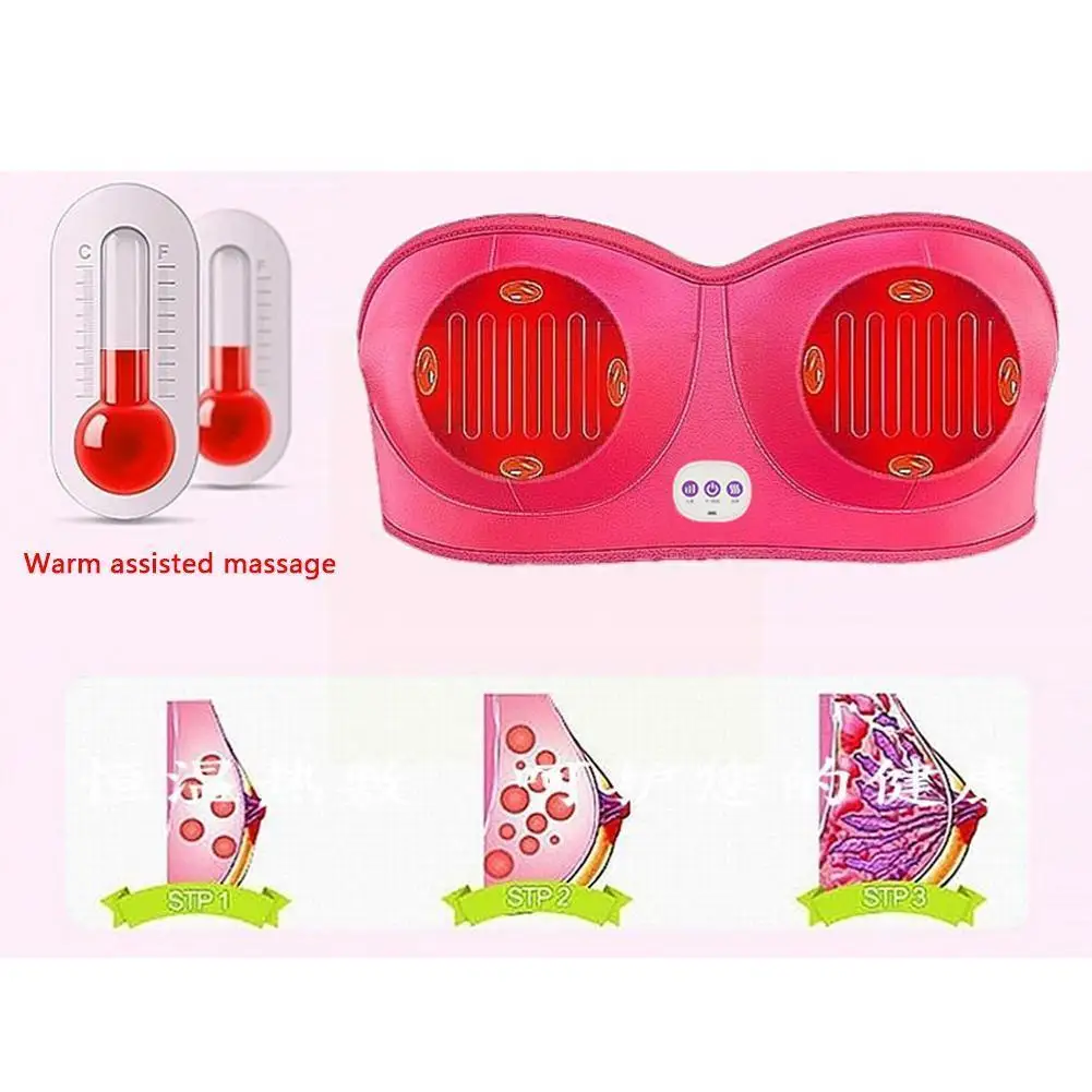 Plug-in Electric Breast Massager Wireless Charging Beauty Massager Bra Breast Breast T2S2