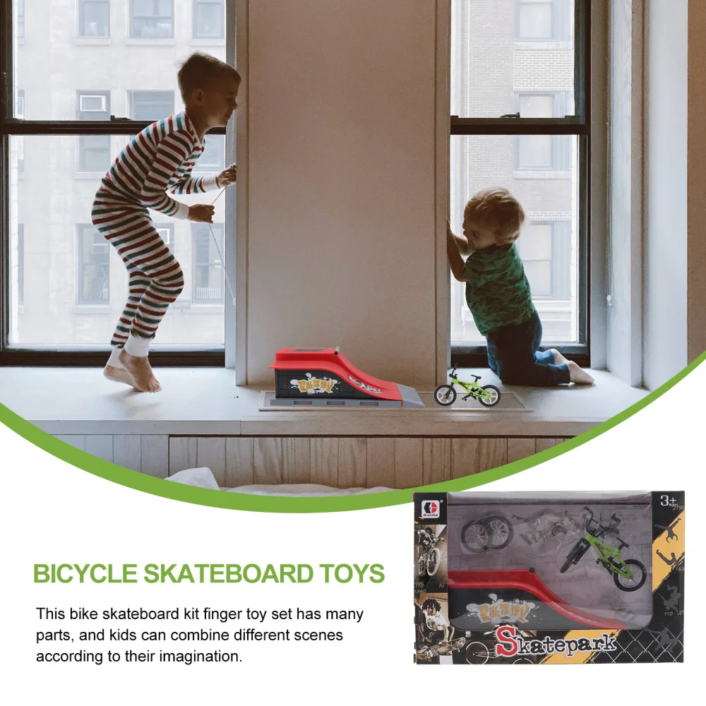 

1 Set of Mini Bike Finger Skateboard Bike Finger Sliding (Random Style)