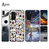 silicone cover i love sport hockey for huawei p 40 pro plus 30 20 10 9 8 lite mini 5g 4g pro 2017 2019 phone case