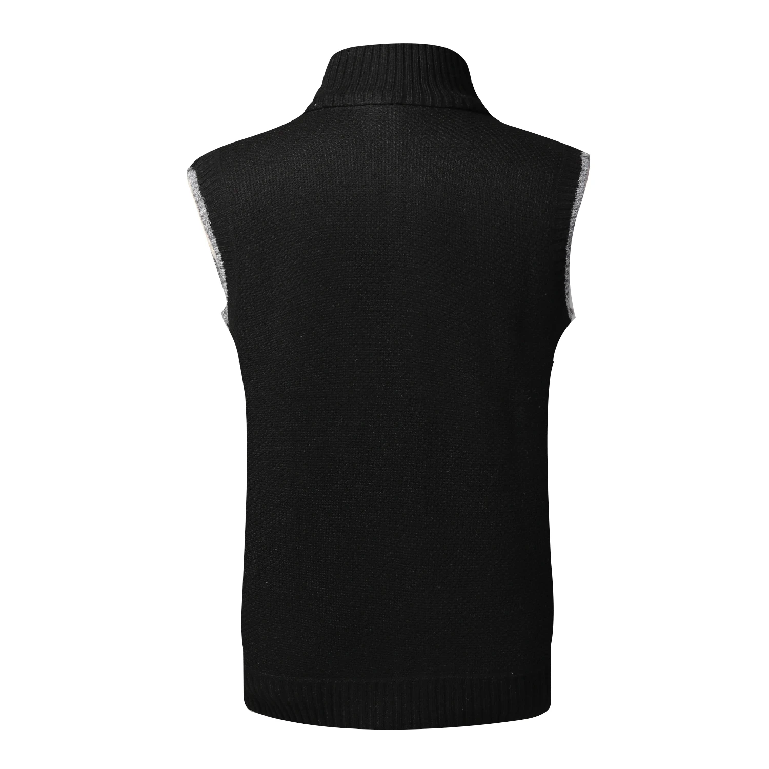 

2020 New Solid Men's Sweaters Autumn Winter Warm Zipper Sweaters Vest Men Casual Knitwear Sweatercoat Male Colthes