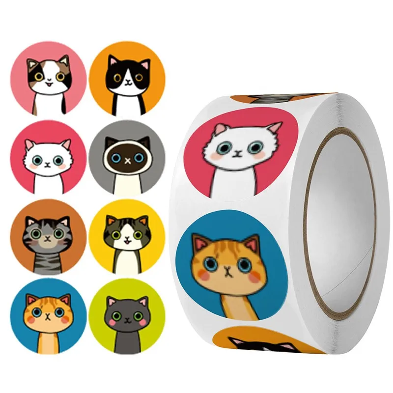 

500 шт., детские наклейки для дневника, офиса и школы