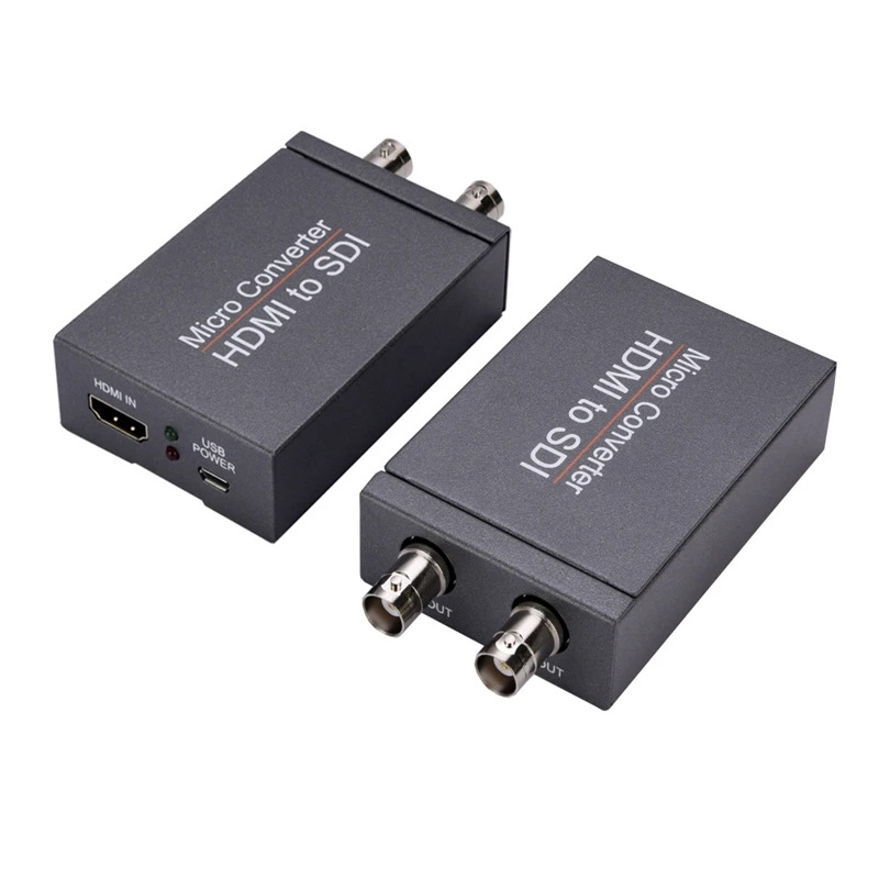 HDMI к SDI с питанием мини 3G HD SD-SDI видео конвертер адаптер o Автоматическое
