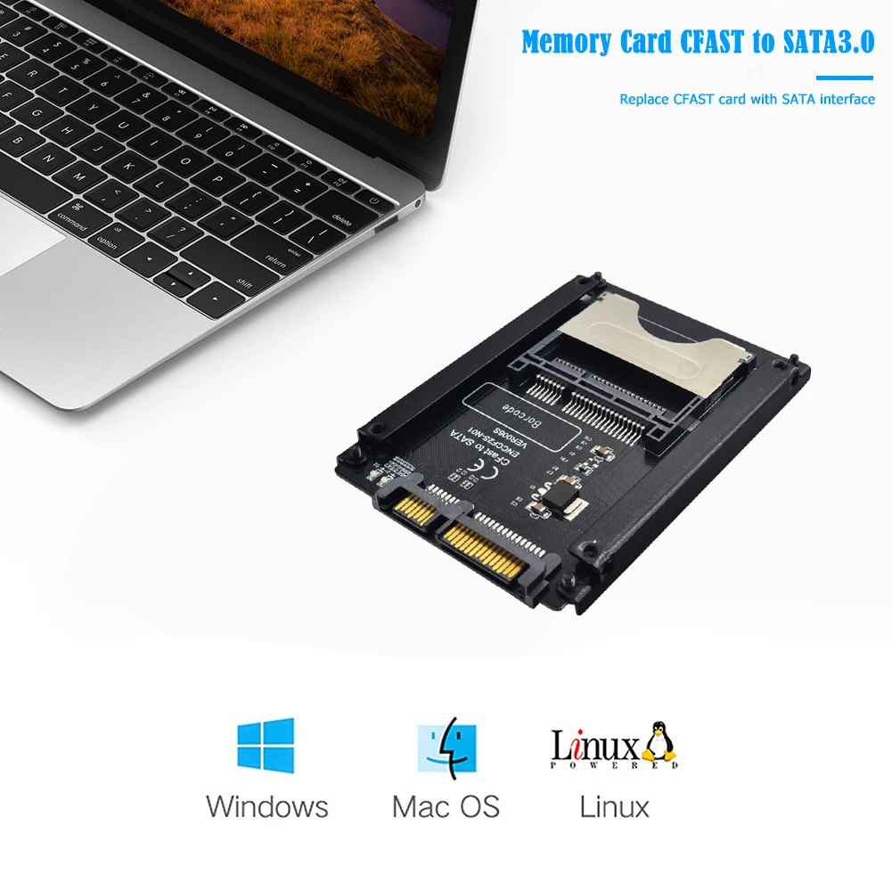 CFAST для SATA 3 0 HDD адаптер карта компьютер 22 Pin жесткий диск чехол считыватель карт