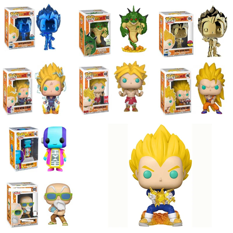 Funko pop ular супер Драконий жемчуг Гоку VegetaVinyl фигурка куклы игрушки для подарки на день рождения