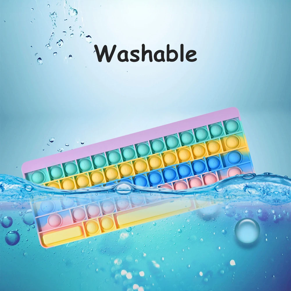 Силиконовая клавиатура с пузырьками и затемнителем | Игрушки хобби