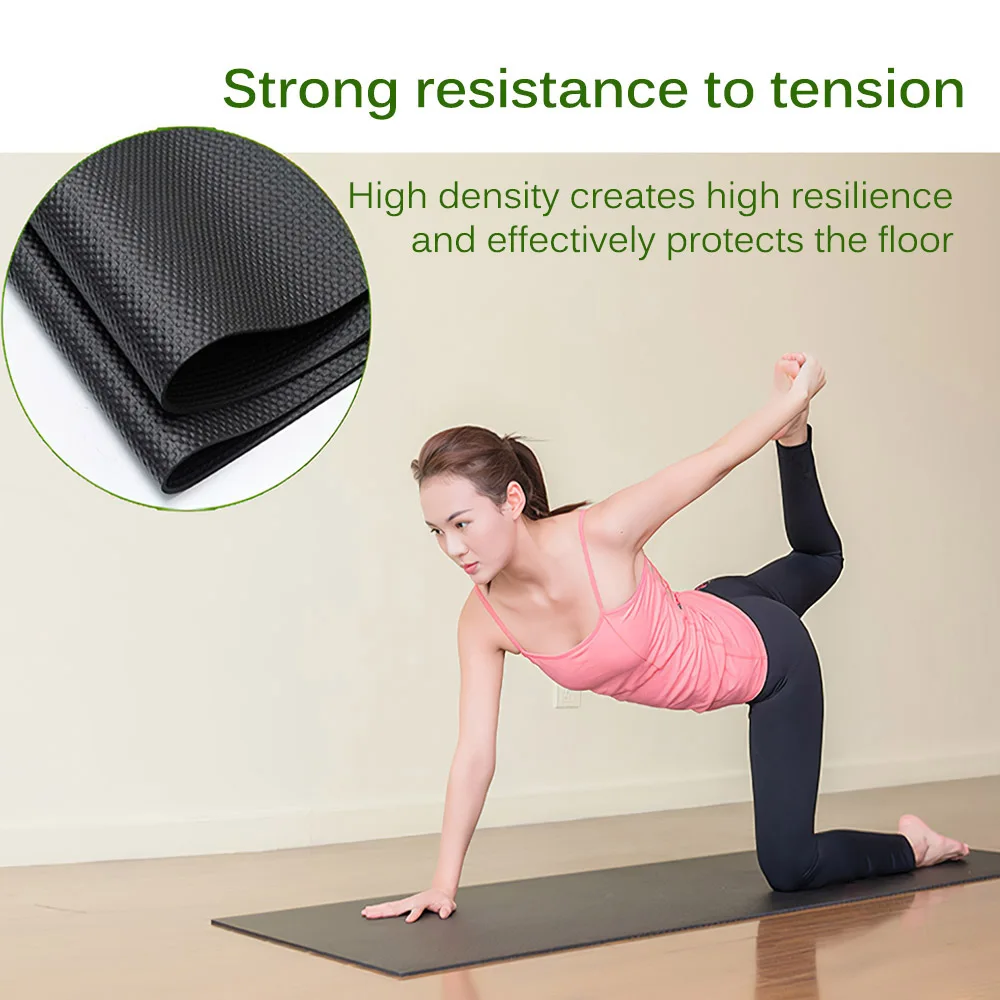 Коврик для йоги из тпэ нескользящий коврик упражнений пилатеса натуральный