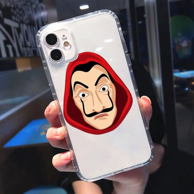 

Spain TV Paper Home Phone Case Transparent soft For iphone 5 5s 5c se 6 6s 7 8 11 12 plus mini x xs xr pro max