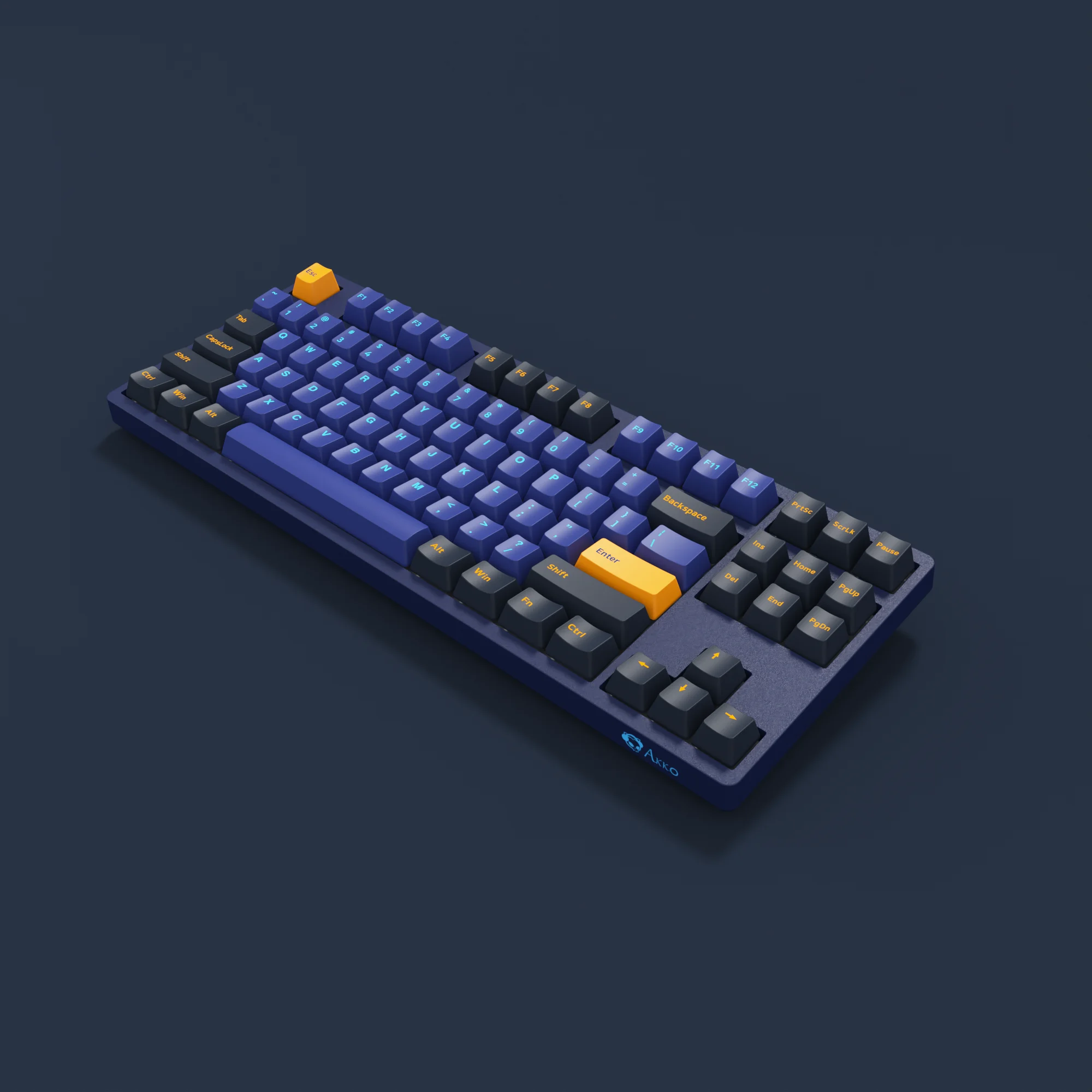 Проводная игровая клавиатура AKKO 3087 V2 Horizon 87 клавиш USB Type C клавиши 85% PBT Switch для