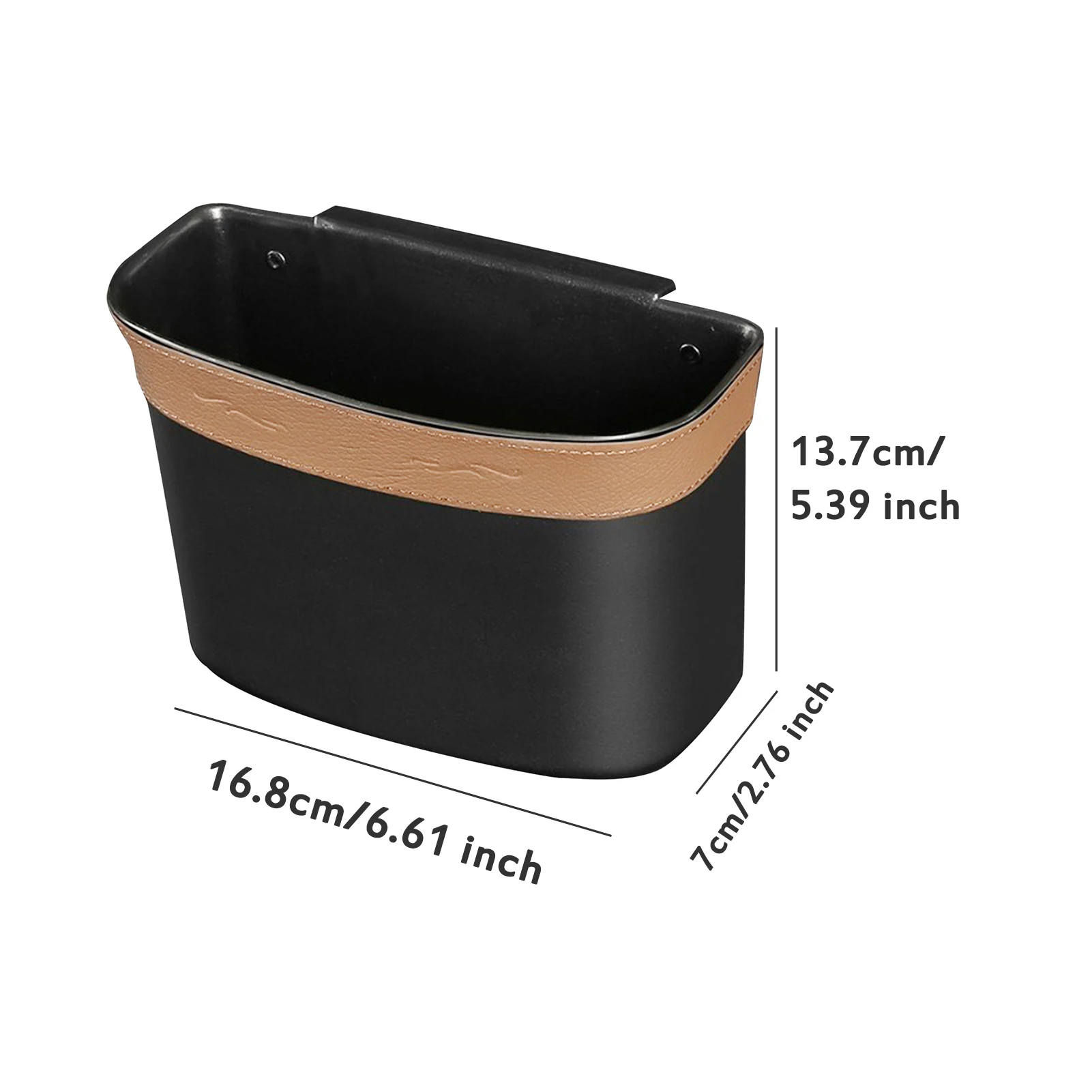 

Car trash can Car seat back hanging storage box Hidden storage bag Multi-function storage bucket supplies