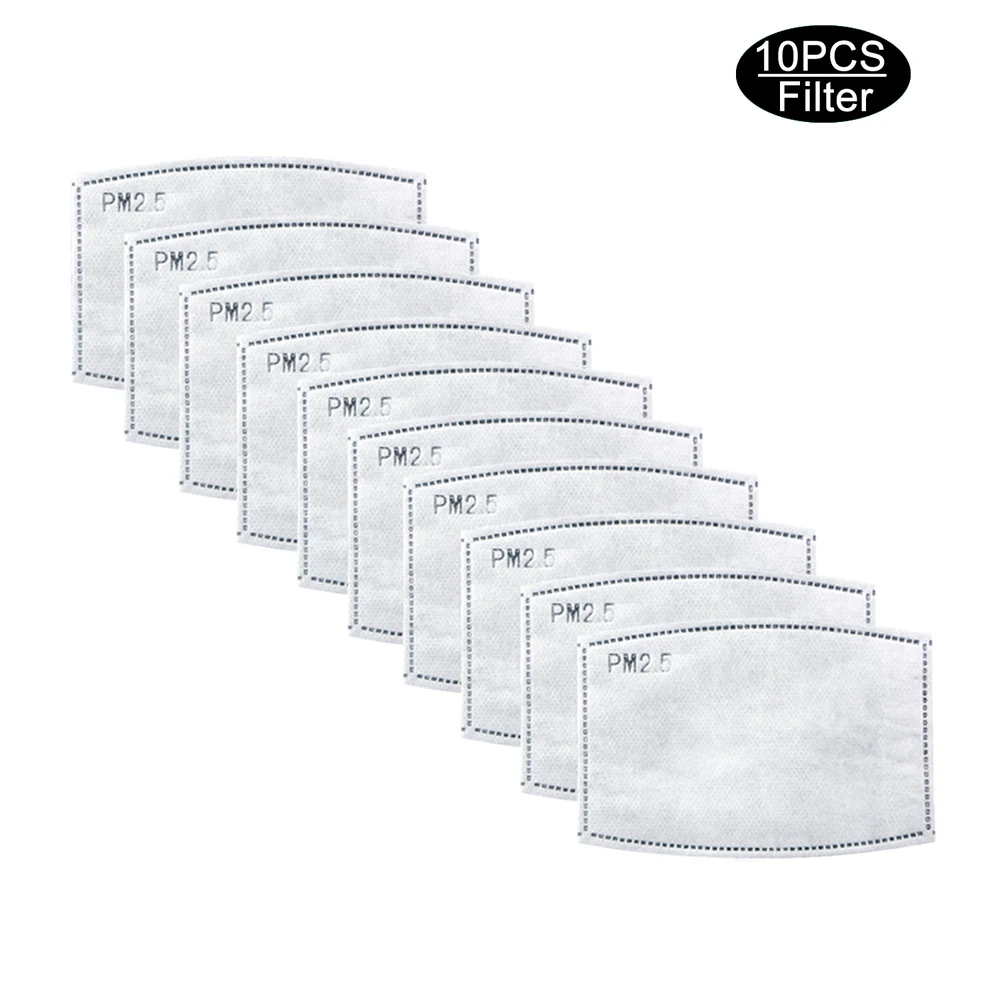 10 шт. защитная маска фильтр против пыли дыма газа и аллергии Регулируемая