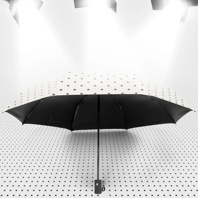 YADA INS Fashion New Design Lovely Dot Automatic Umbrella Fold Women UV Rainproof Parasol Rain Sun Umbrellas YD200196 | Дом и сад