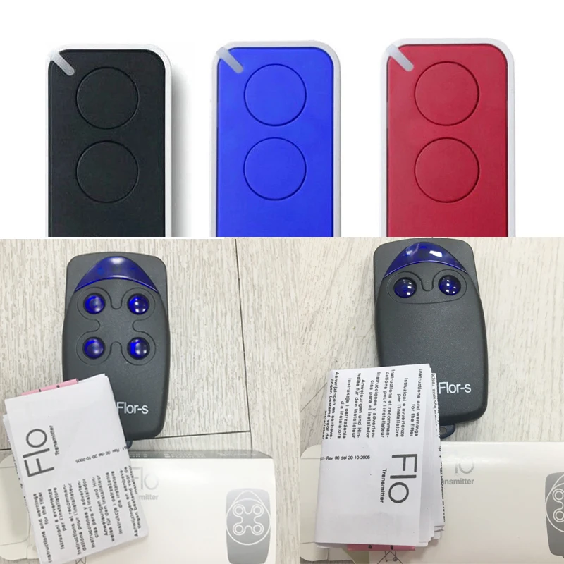 Новый FLO4R s Flo2r открывалка для гаражных ворот Пульт дистанционного управления flors