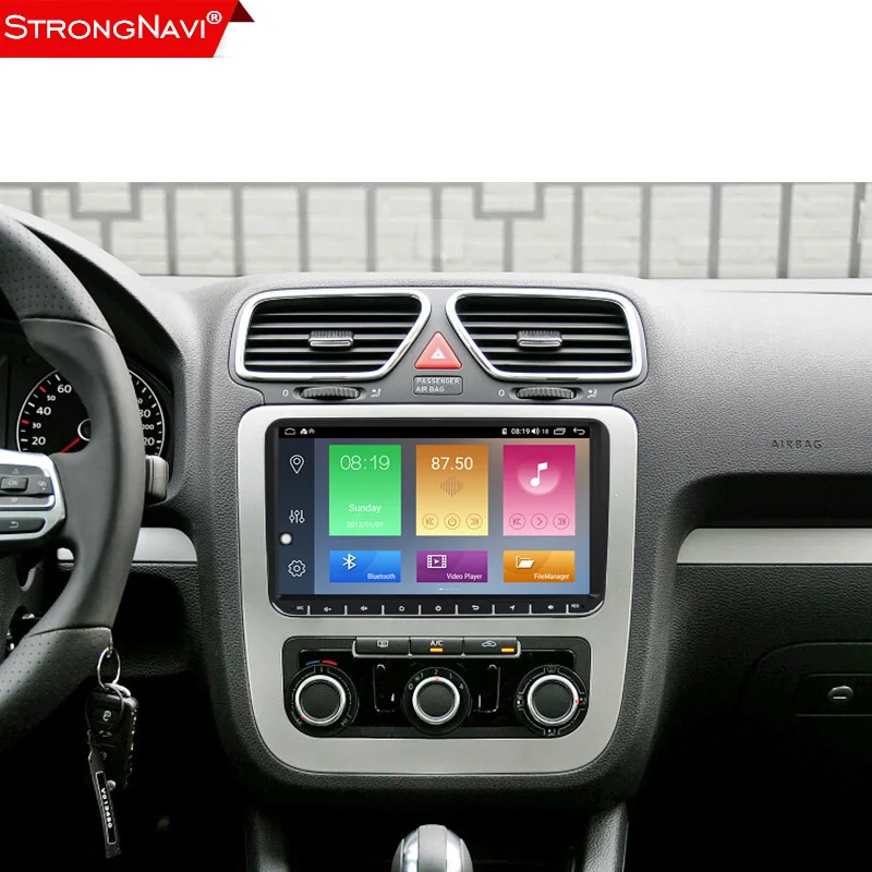 MEKEDE голос Управление Android 10 0 автомобиля gps навигация dvd плеер для VW Golf 4 Гольф 5 6 Touran