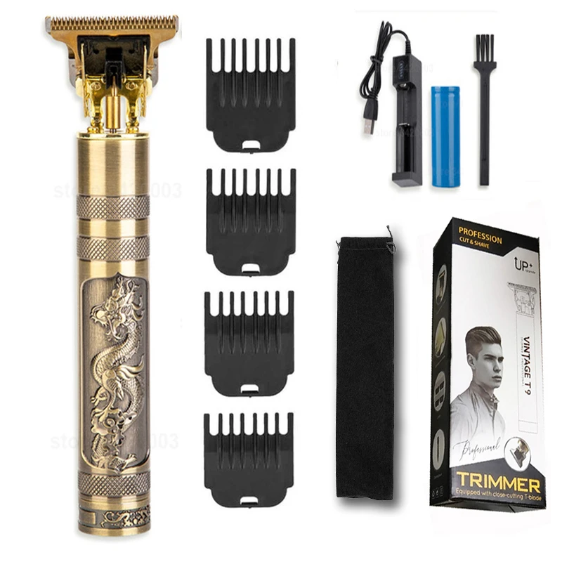 

Male hair scissor cutter professional bald head fine tuning mustache electric shaver USB barbershop
