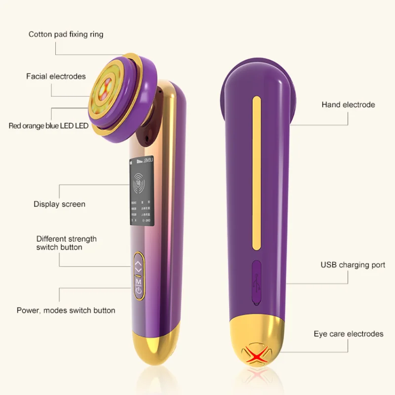 

Multifunctional Beauty Care Machine Anti-aging Micro-current Facial Beauty Equipment RF EMS Skin Rejuvenation Beauty Instrument