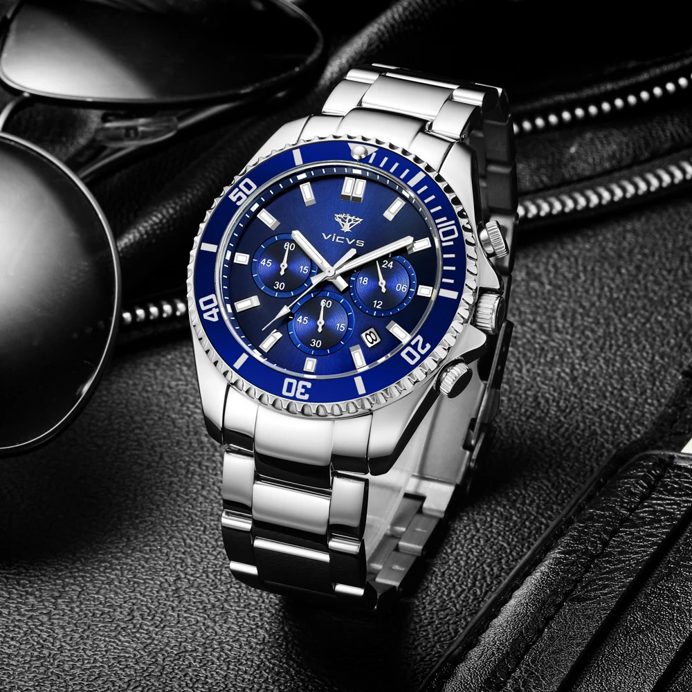 Fashion Stainless Steel Luxury Men's Watch Gift Box Watch China Watch Free Shipping Watch שעונים לגבר