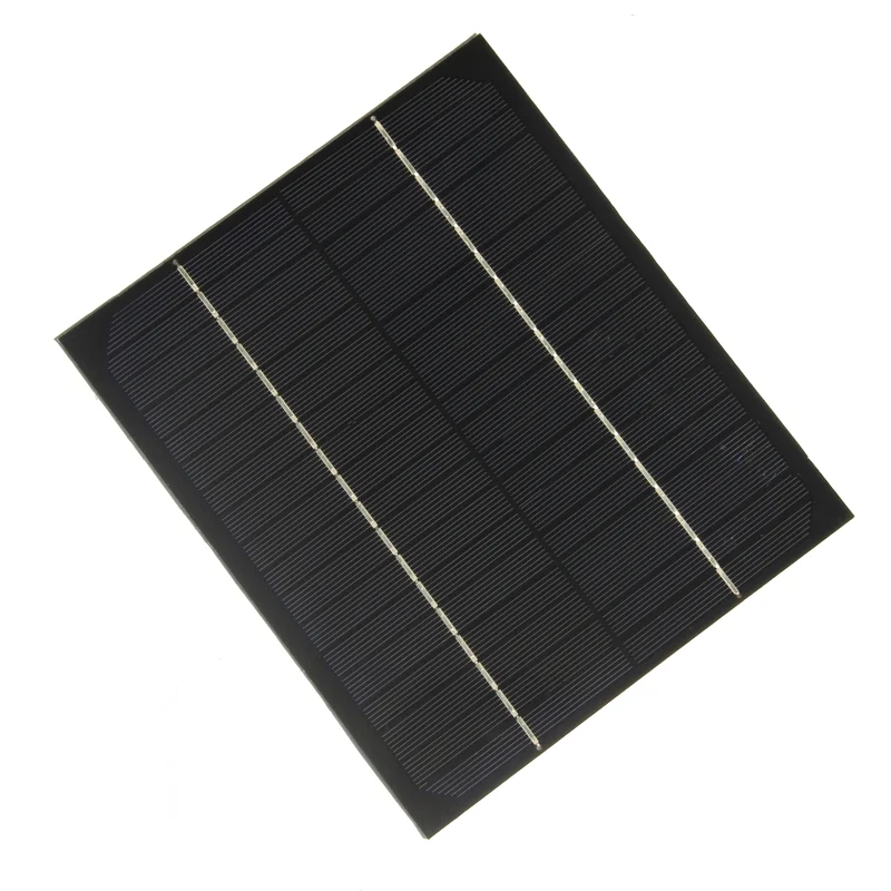 Солнечная панель BUHESHUI PET 6 Вт 18 в монокристаллическая Кремниевая солнечная