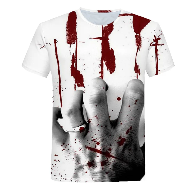 Футболка мужская с 3D-принтом лица забавная уличная одежда для груди и мышц