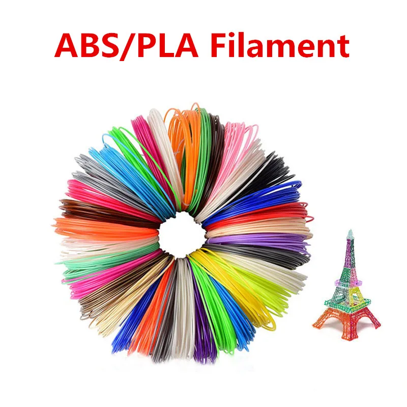 Нить PLA/ABS для 3d-ручки пластиковая нить печати 10/20 рулонов диаметр 10 м 1 75 мм 200 ручка