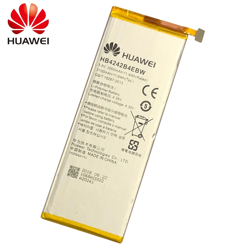 Оригинальный HB4242B4EBW батарея для Huawei honor 4X НУА Вэй слава 6 che2 l11 H60 L01 L02 L11 L04 3000 мА